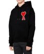 画像1: Unisex Men's simple plus fleece shirt embroidery big love classic hooded sweater  Parker　ユニセックス 男女兼用  ハートエンブレム付きスウェットフーディーパーカー トレーナー　 (1)