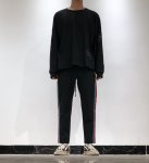 画像8:  Men's side webbing straight slim casual pants  trousers メンズサイドステッチラインパンツ カジュアルパンツ  (8)
