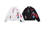 画像3: men's graffiti splash ink denim jacket blouson　ユニセッ クス男女兼用グラフィックペイントデニムGジャン　ブルゾン (3)