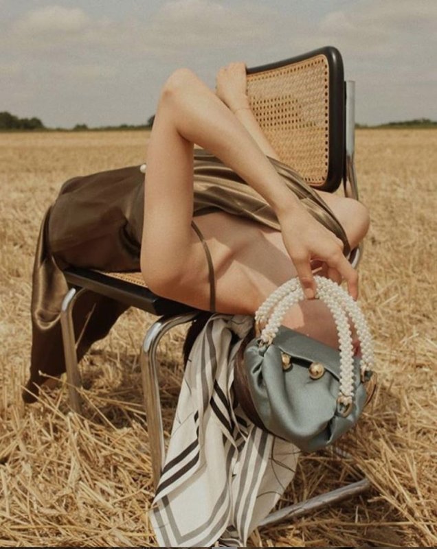 画像4: Woman’s Silk Cloth Pearl Woven Dumpling Bags Handbag Shoulder Messenger Bag　シルクパールハンドバッグ ショルダーメッセンジャーバッグ トートバック (4)