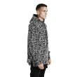 画像2: Unisex Men's side zipper trend snowflake casual loose pullover hoodie  Parker　ユニセックス 男女兼用 サイドジッパースノーフレークルーズプルオーバーパーカーセーター  (2)