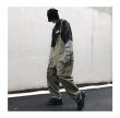 画像7:  Men's overalls lovers loose straight pocket casual trousers jumpsuit   メンズオーバーオールルーズストレートポケットジャンプスーツパンツ  (7)