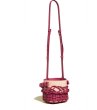 画像11: Woman’s  Woven Contrast Portable Vegetable Basket Bucket Bags レザーバケットバスケットバッグ トート ショルダークロスボディーバッグ  (11)