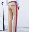 画像6:  Men's side webbing straight slim casual pants  trousers メンズサイドステッチラインパンツ カジュアルパンツ  (6)