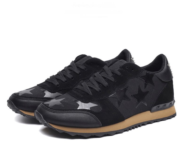画像6:  Men's Lace-up low-cut  camouflage leather casual sports shoes sneakers     シンプルレースアップ迷彩カモフラージュスニーカー カジュアル シューズ  (6)