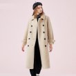 画像1: Women's Oversize Teddy Bear Fur Coat テディベア オーバーサイズ リアルシープファーコート ５つボタン (1)