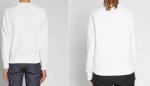 画像4:  men 's  men and women Electric shock Snoopy minimalist linear drawing illustrator art trainerround neck  sweater ユニセックス男女兼用 感電ビリビリスヌーピースウェット　トレーナー (4)