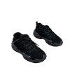 画像3:  women's lace up flat bottom increase plus cotton warm  sneaker shoes  モコモコファー付きレースアップ厚底 スニーカー (3)