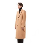 画像3: men's mid-length  popular coat jacket ベーシックシンプルロングコート (3)