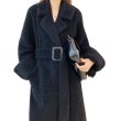 画像5: Women's sheep shearling Fur Coat リアルシープスキンシャーリングファーロングコート (5)