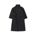 画像6: Women's quilted side slitLlong Coat    キルティング薄手ダウンロングコート (6)