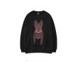 画像2:  men's  men and women round neck Bulldog Print sweatshirt sweater ユニセックス男女兼用 ブルドックプリントスウェット　トレーナー (2)