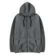 画像1: men's Lamb wool sweater men and women Oversize hooded sweater  blouson　ユニセッ クス男女兼用 オーバーサイズボア　フリースフーディーパーカー　ブルゾン (1)