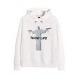 画像4:  men's  men and women round neck thug life Hoodie Parkersweatshirt sweater ユニセックス男女兼用 キリストプリントフーディーパーカースウェット　トレーナー (4)