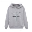 画像2:  men's  men and women round neck thug life Hoodie Parkersweatshirt sweater ユニセックス男女兼用 キリストプリントフーディーパーカースウェット　トレーナー (2)