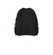 画像4:  men's  men and women round neck Graphic graffiti print loose big silhouette trainer sweater ユニセックス男女兼用 グラフィックプリントスウェット　トレーナー (4)