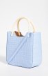 画像8: Woman’s Acrylic portable retro crocodile pattern bag Bucket Bags クロコダイルパターンレザーバケッバッグ トート ショルダークロスボディーバッグ  (8)