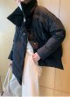 画像3: Women's irregular white duck down jacket coat 　イレギュラー変形ダウンコート　ジャケット (3)