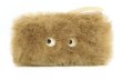 画像1: Woman’s  fur Handle Zipper eyeball Clutch Bag Mobile Phone Bag  アイボール付きファークラッチトート バッグ  (1)