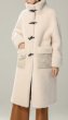 画像6: Women's sheep shearling Sheepsiad long duffel coat ソフトウールシープシアドロングコダッフコート (6)