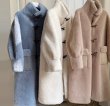 画像5: Women's sheep shearling Sheepsiad long duffel coat ソフトウールシープシアドロングコダッフコート (5)