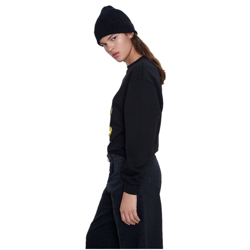 画像3: Women's  round neck Simpson print plus velvet sweater  pullover ラウンドネックシンプソンプリントプラスベルベットスウェット トレーナーセーター プルオーバー  (3)