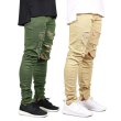 画像7:  Men's slim stretch jeans hole damage Pants メンズスリムダメージストレッチパンツ ジーンズ (7)