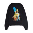 画像1: Women's  round neck Simpson print plus velvet sweater  pullover ラウンドネックシンプソンプリントプラスベルベットスウェット トレーナーセーター プルオーバー　 (1)