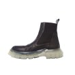 画像4: Men's Leather Sponge Thick Chelsea Boots Ankle Boots   sneakers　ユニセックス男女兼用レザーガオバングROスタイルブーツ　スニーカー 　 (4)