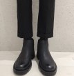 画像4: Men's British high-top leather boots Short Boots sneakers　メンズサイドゴアハイカット厚底ブーツ  　 (4)