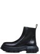 画像3: Men's Leather Sponge Thick Chelsea Boots Ankle Boots   sneakers　ユニセックス男女兼用レザーガオバングROスタイルブーツ　スニーカー 　 (3)