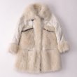 画像2: Women's Real Sheep Fur Real Fur Down Coat  リアルシープファーリアルファーダウンコート ロングコート (2)