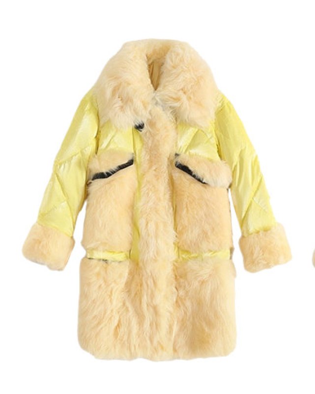 画像8: Women's Real Sheep Fur Real Fur Down Coat  リアルシープファーリアルファーダウンコート ロングコート (8)