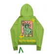 画像15:  men's  men and women hand-painted statue of liberty printed loose hooded sweater trainer ユニセックス男女兼用 自由の女神プリントフーディパーカー スウェット　トレーナー (15)