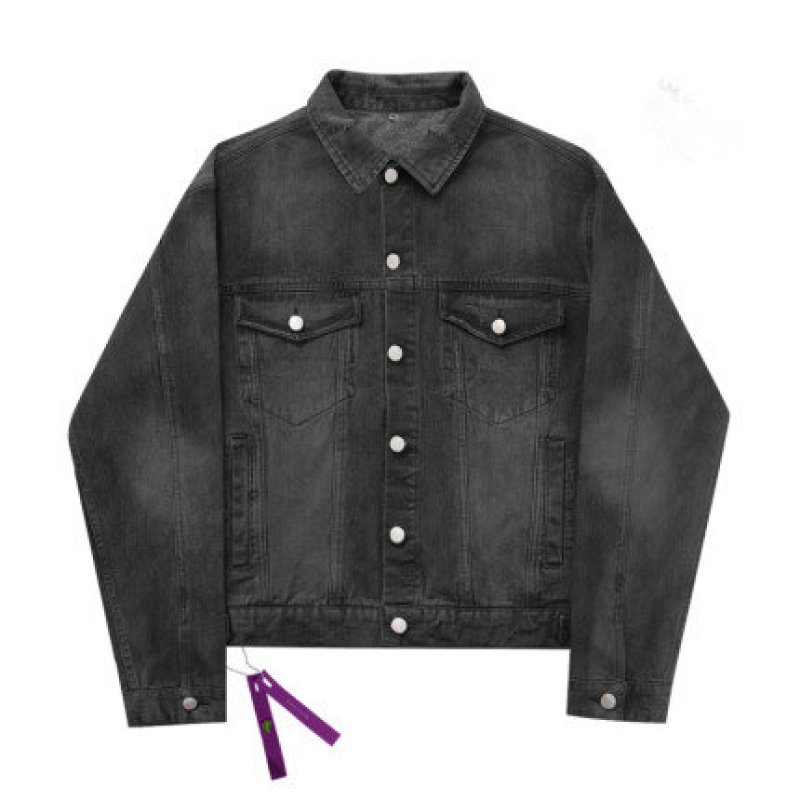 画像4: men'sThe Simpsons casual denim jacket 　ユニセックス男女兼用バックシンプソンプリントデニムジャケットブルゾンGジャン　コート (4)