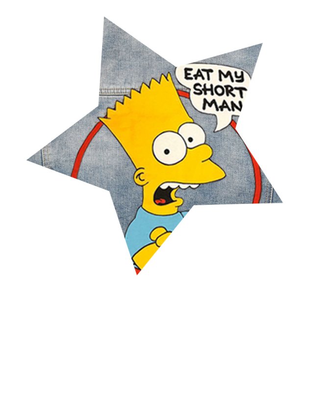 画像8: men'sThe Simpsons casual denim jacket 　ユニセックス男女兼用バックシンプソンプリントデニムジャケットブルゾンGジャン　コート (8)