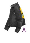 画像7: men'sThe Simpsons casual denim jacket 　ユニセックス男女兼用バックシンプソンプリントデニムジャケットブルゾンGジャン　コート (7)