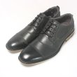 画像2: Men's single leather British business dress shoes レザーレースアップオフィスダービーシューズローファー スリッポンシューズ　 (2)