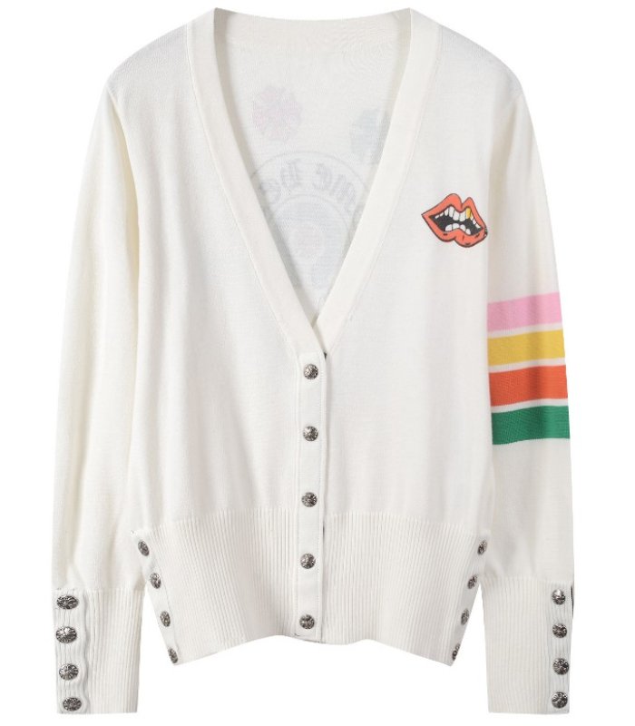 画像6:  Women's lip print back cross  knitted suit pants suit　リッププリントバッククロスニットスーツ　ツーピース (6)