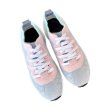 画像13:  women's socks knitted fiber stretch color matching sports casual shoes sneaker shoes  モコモコファイバーレースアップソックスブーツ スニーカー (13)