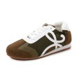 画像3:  women's Lace-up sneakers casual shoes  レースアップレザーブーツ スニーカー (3)