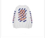 画像3:  men's  men and women oversize crew neck sweaterユニセックス男女兼用オーバーサイズバックプリントトレーナー　プルオーバー (3)
