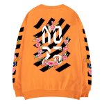 画像1:  men's  men and women oversize crew neck sweaterユニセックス男女兼用オーバーサイズバックプリントトレーナー　プルオーバー (1)