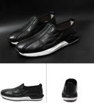 画像2: Men's  leather casual shoes light sole  loafers  slip-on レザーライトソールスリッポンブリティッシュローファーシューズ　 (2)