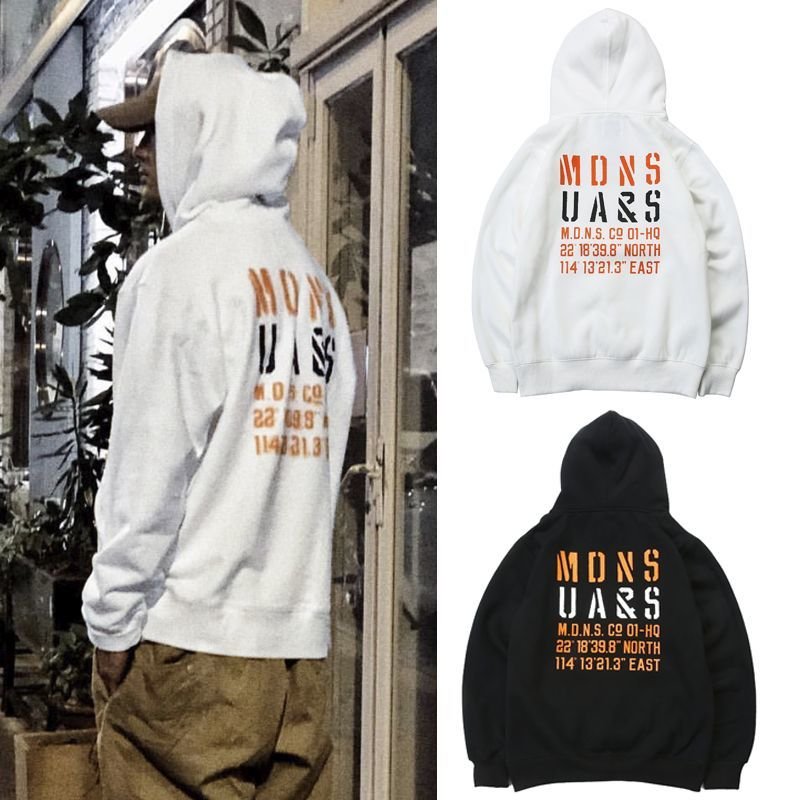 画像6:  men's  men and women hooded pullover back printed loose hooded sweater trainer ユニセックス男女兼用 バックプリントフーディパーカー スウェット　トレーナー (6)