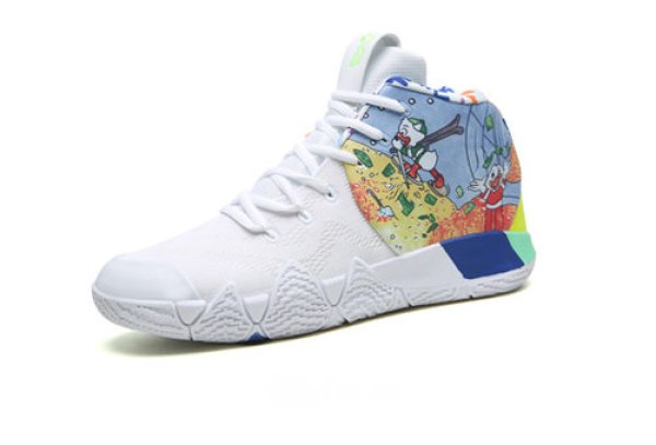 画像1: men's  graffiti High-top sneaker shoes  ハイカットドナルドプリントレースアップスニーカー (1)