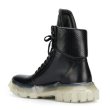 画像2: Men's Martin high-top cowhide leather boots メンズ本革レザーレースアップハイカット厚底ブーツ  　 (2)