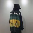 画像3:  men's  men and women coconut tree  print hoodie sweater ユニセックス男女兼用 ココナッツツリープリントスウェットパーカー　トレーナー (3)