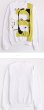画像4:  men's  men and women portrait color printing patch logo loose long sleeve sweater ユニセックス男女兼用オーバーサイズプリントスウェットトレーナー (4)
