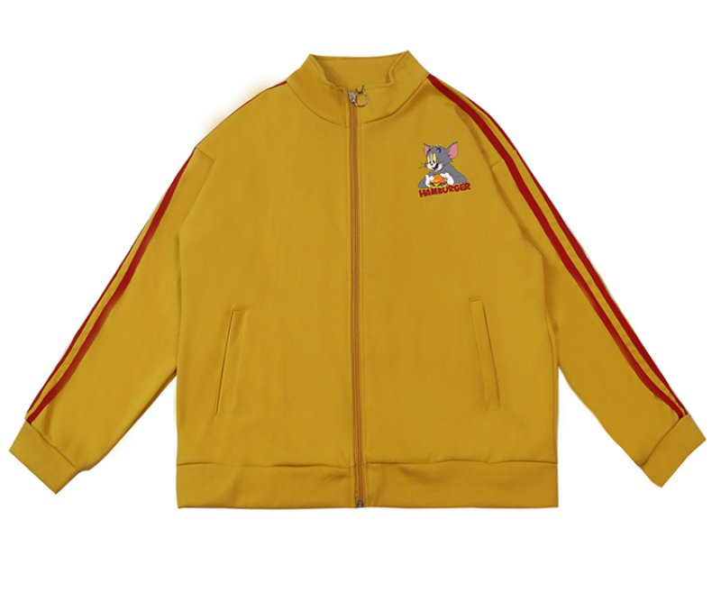 画像1:  men's  men and women Tom and Jerry  cardigan zipper sweaterユニセックス男女兼用ジップアップカーディガン　ブルゾン (1)
